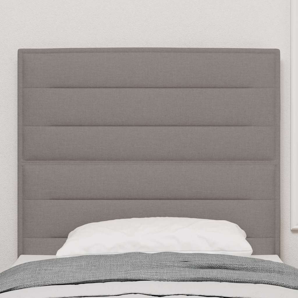 Headboard Other with Headboard Taupe 100 cm Fabric